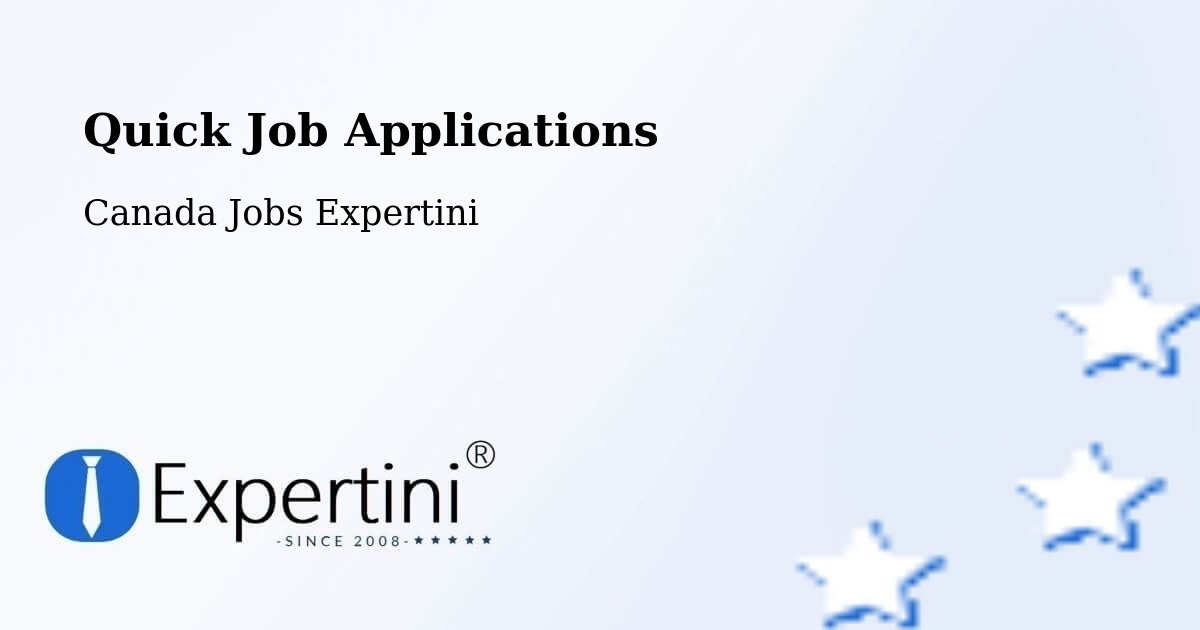 Quick Apply Feature – Saint Thomas - Canada Jobs Expertini
