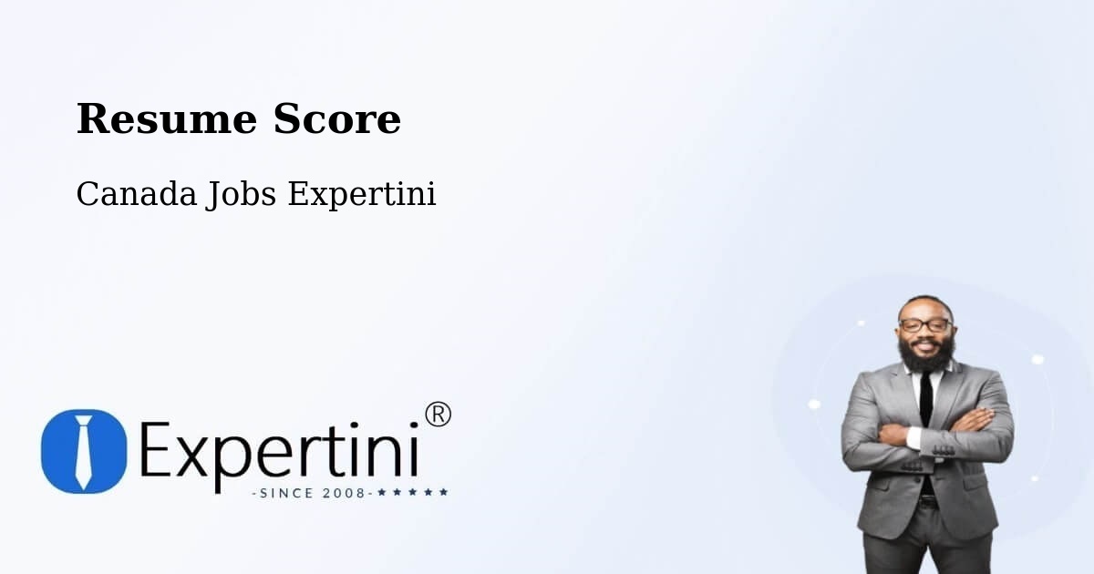 Resume Score & Job Description Match Tool – Saint Thomas - Canada Jobs Expertini